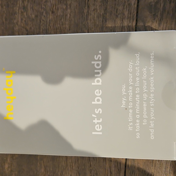 Heyday Earbud Headphones - Purple and Light Blue - Picture 2 of 2